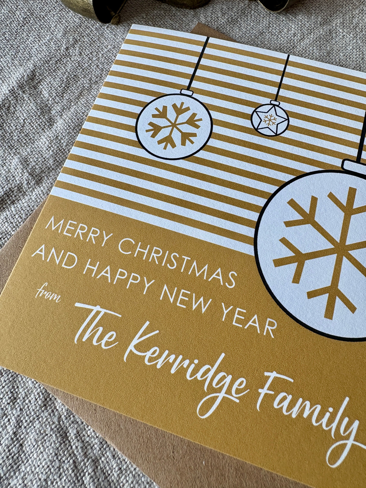 Personalised Christmas Card - Single & Pack - 080