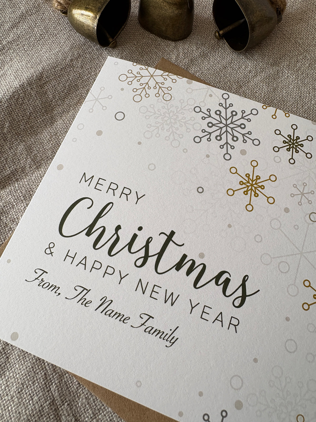 Personalised Christmas Card - Single & Pack - 030