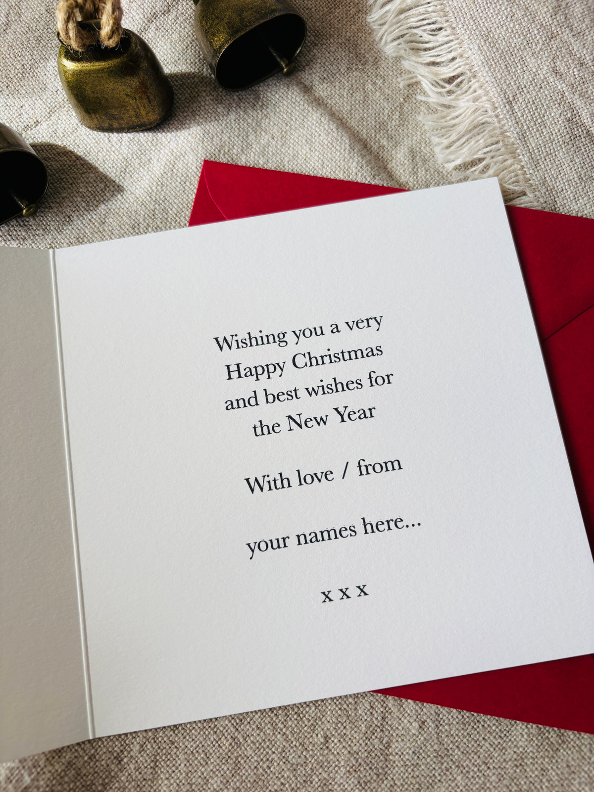 Personalised Christmas Card - Single & Pack - 083