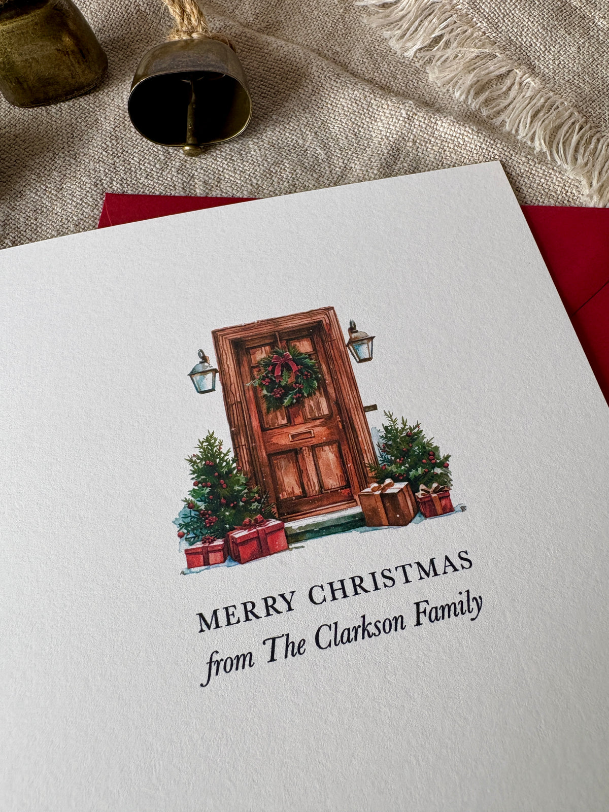 Personalised Christmas Card - Single & Pack - 072