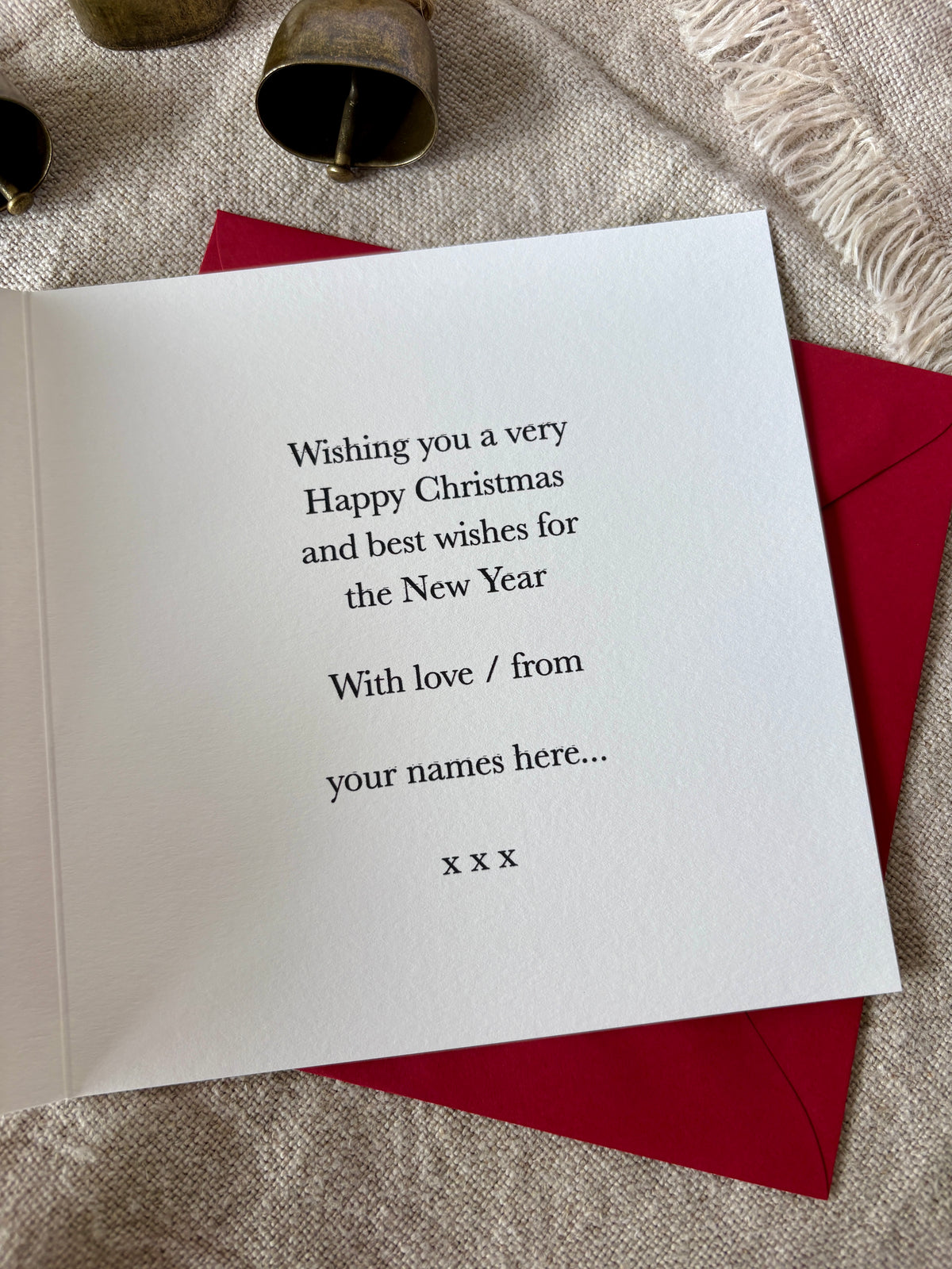 Personalised Christmas Card - Single & Pack - 072