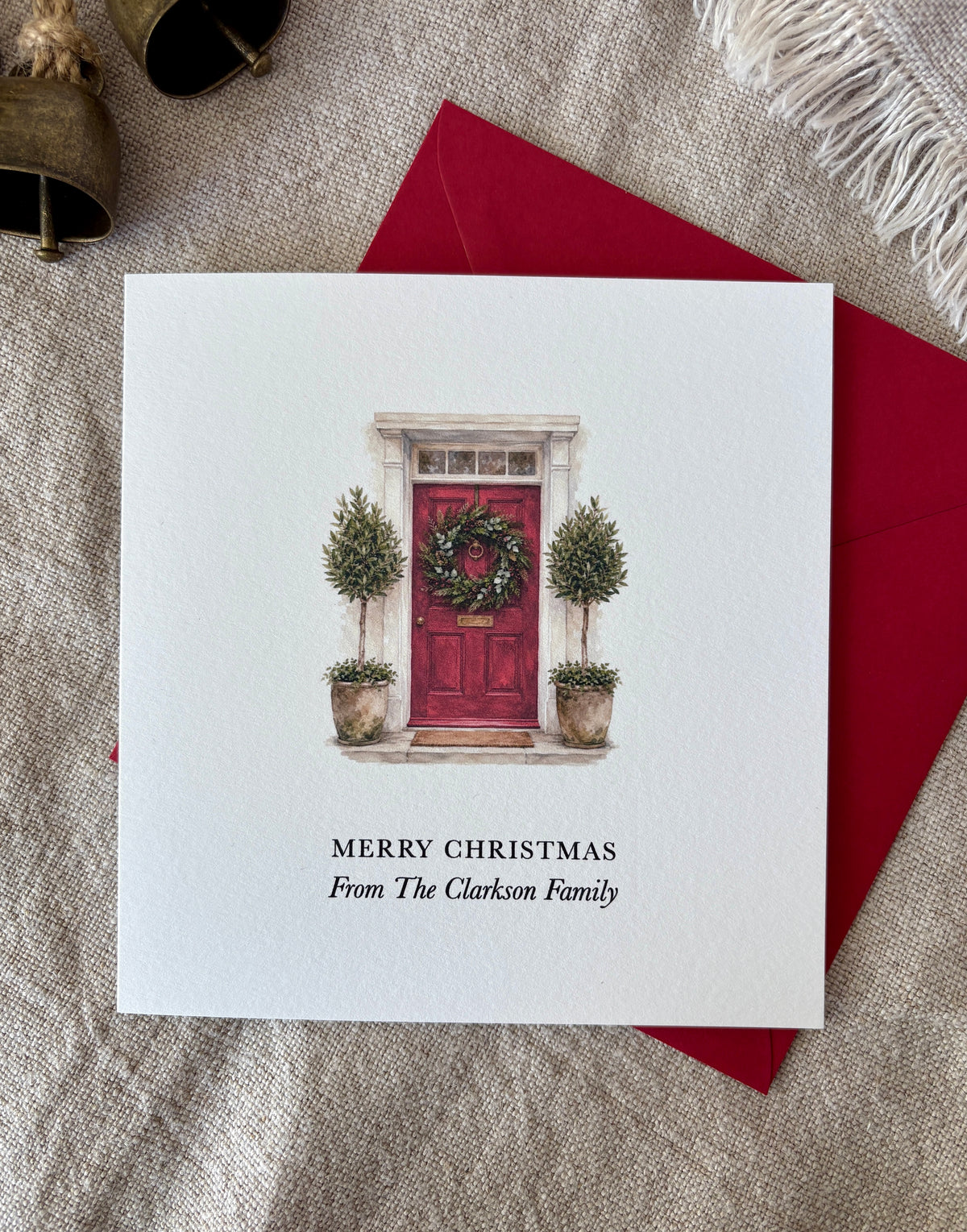 Personalised Christmas Card - Single & Pack - 082
