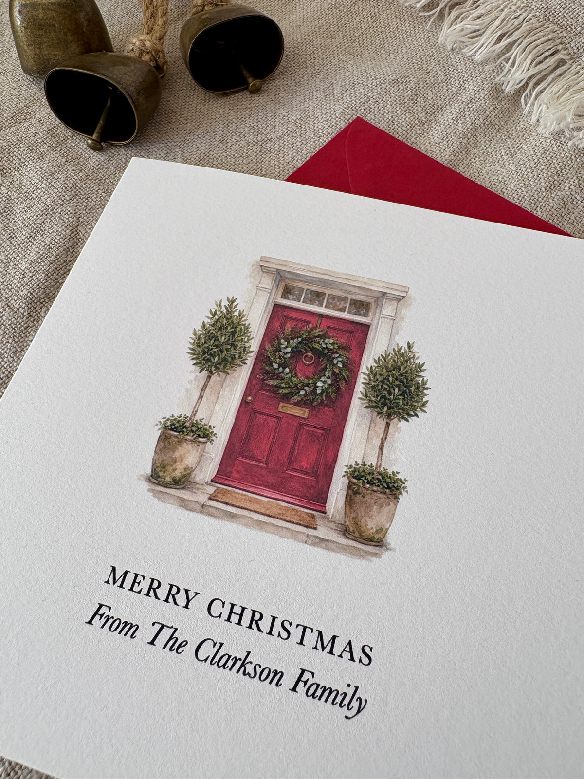 Personalised Christmas Card - Single & Pack - 082