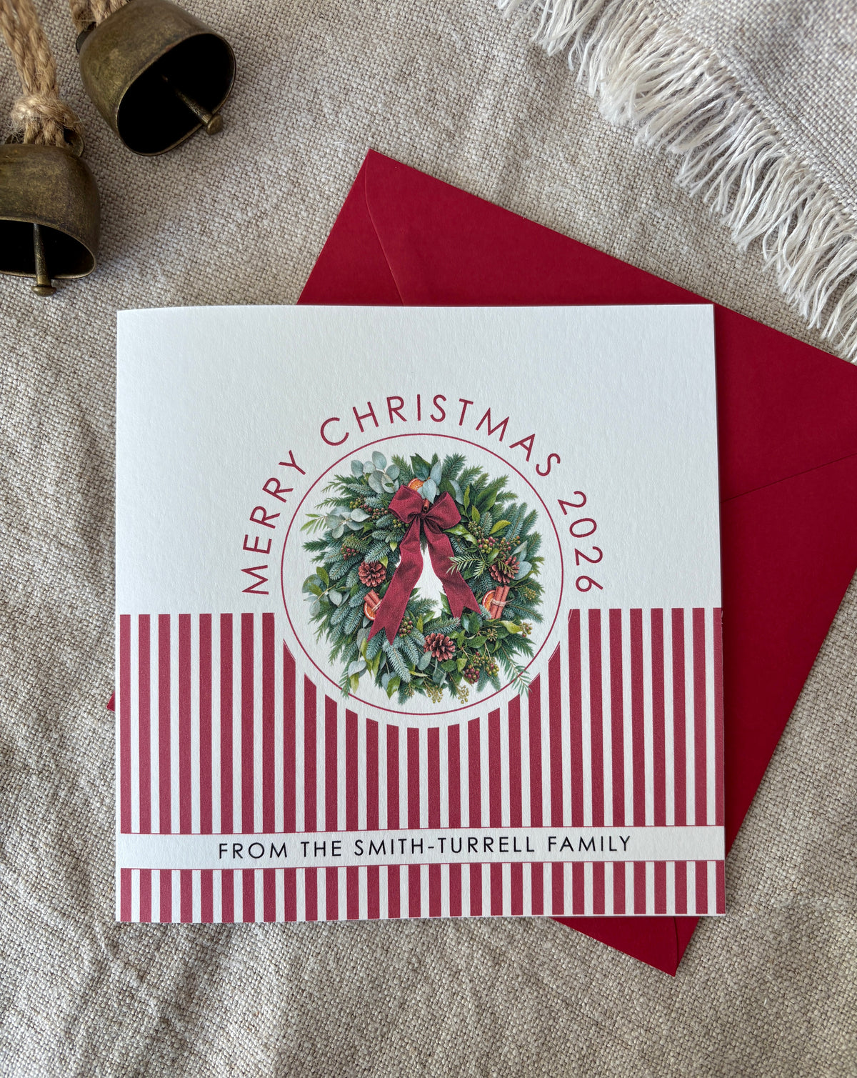 Personalised Christmas Card - Single & Pack - 081