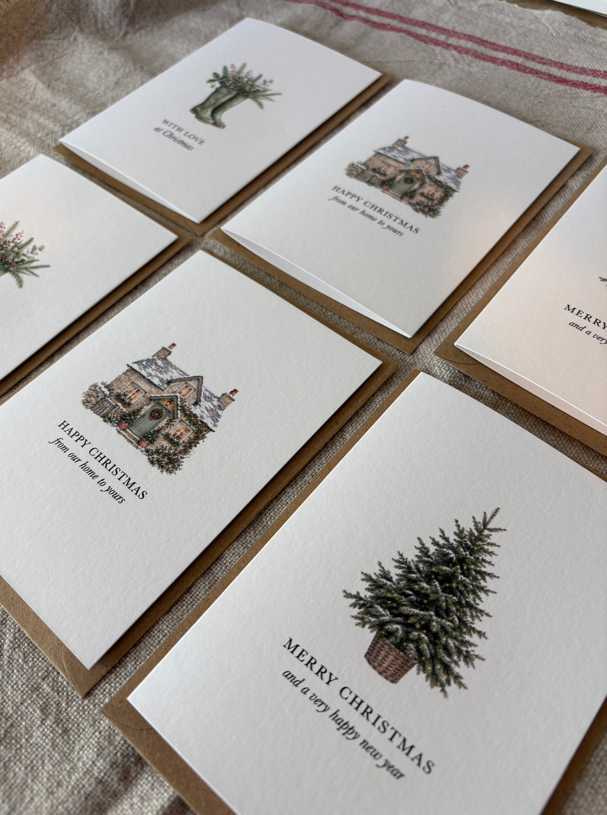 6 Pack - Luxury Christmas Cards