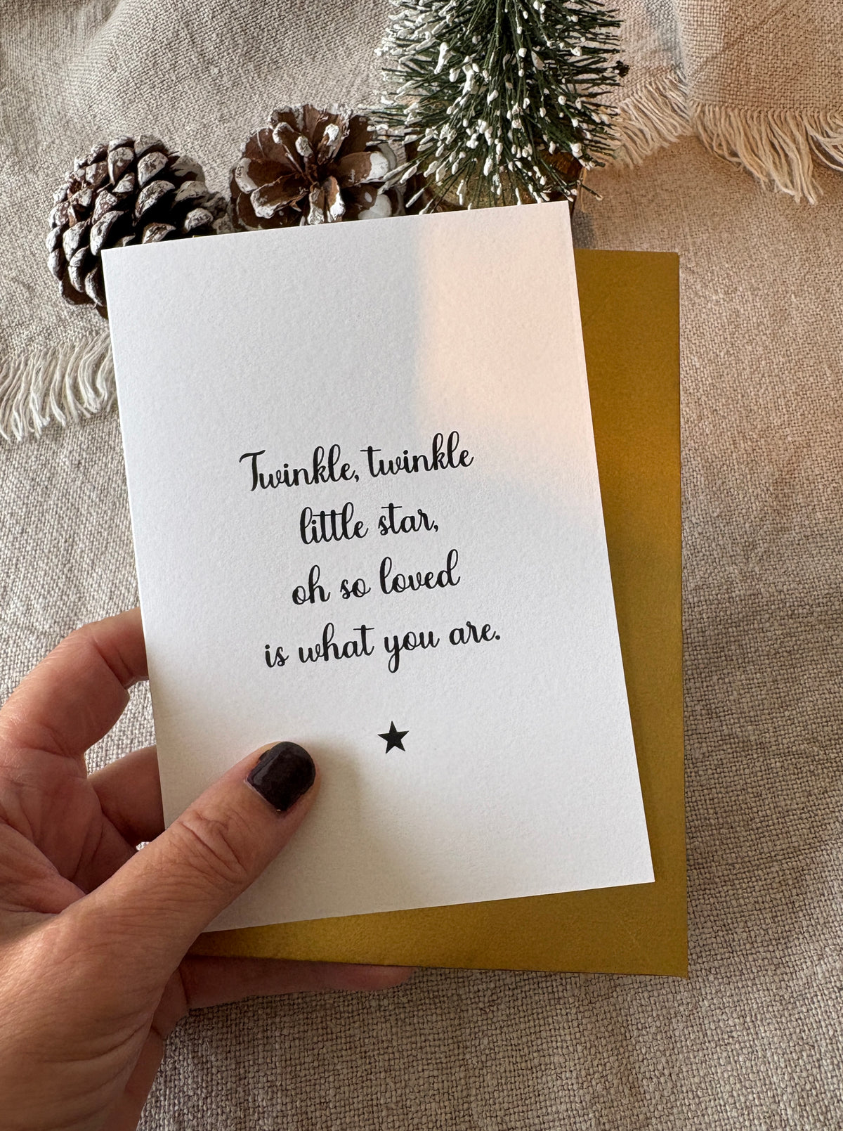 Twinkle Twinkle Little Star, Christmas Card