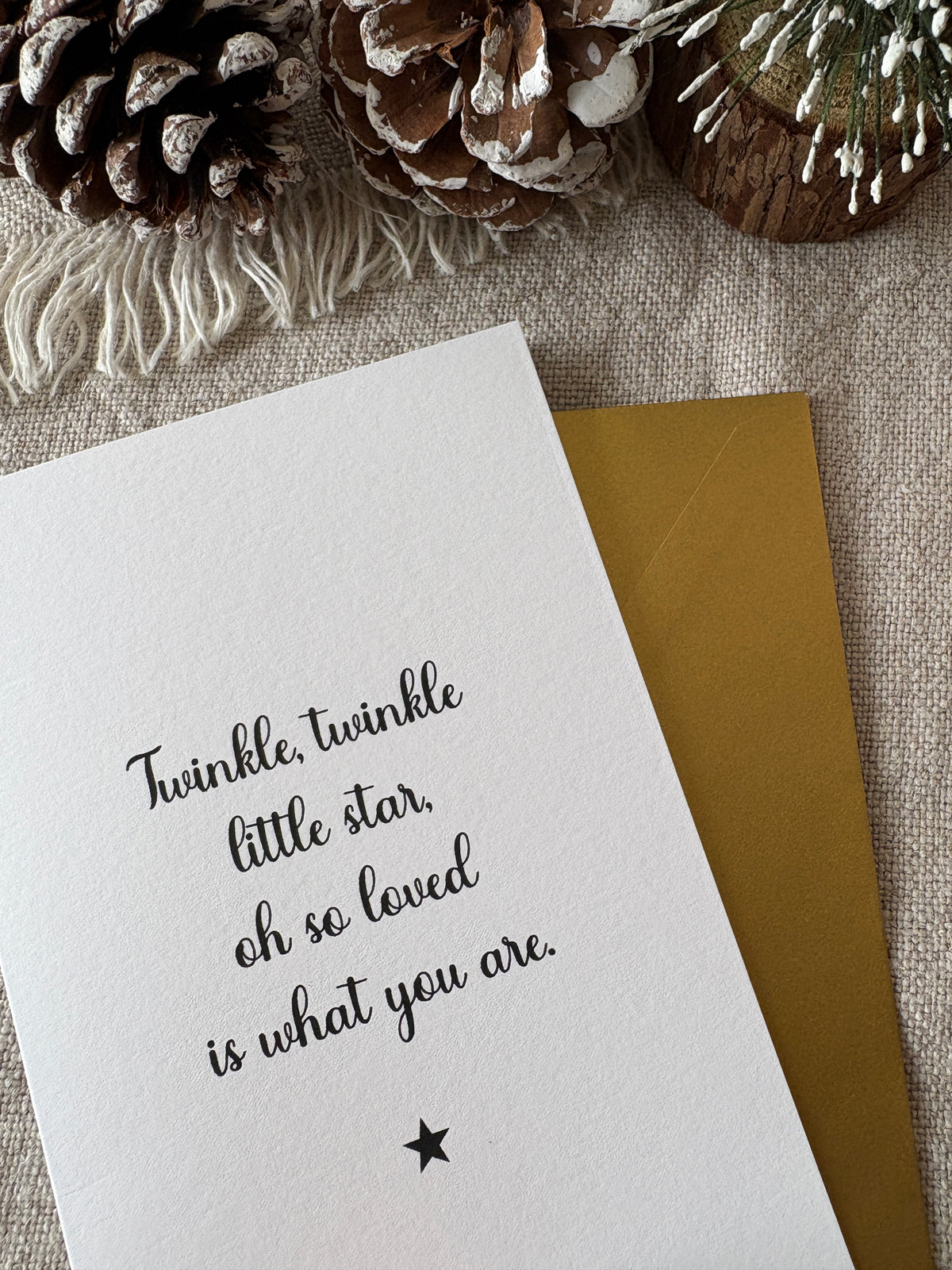 Twinkle Twinkle Little Star, Christmas Card