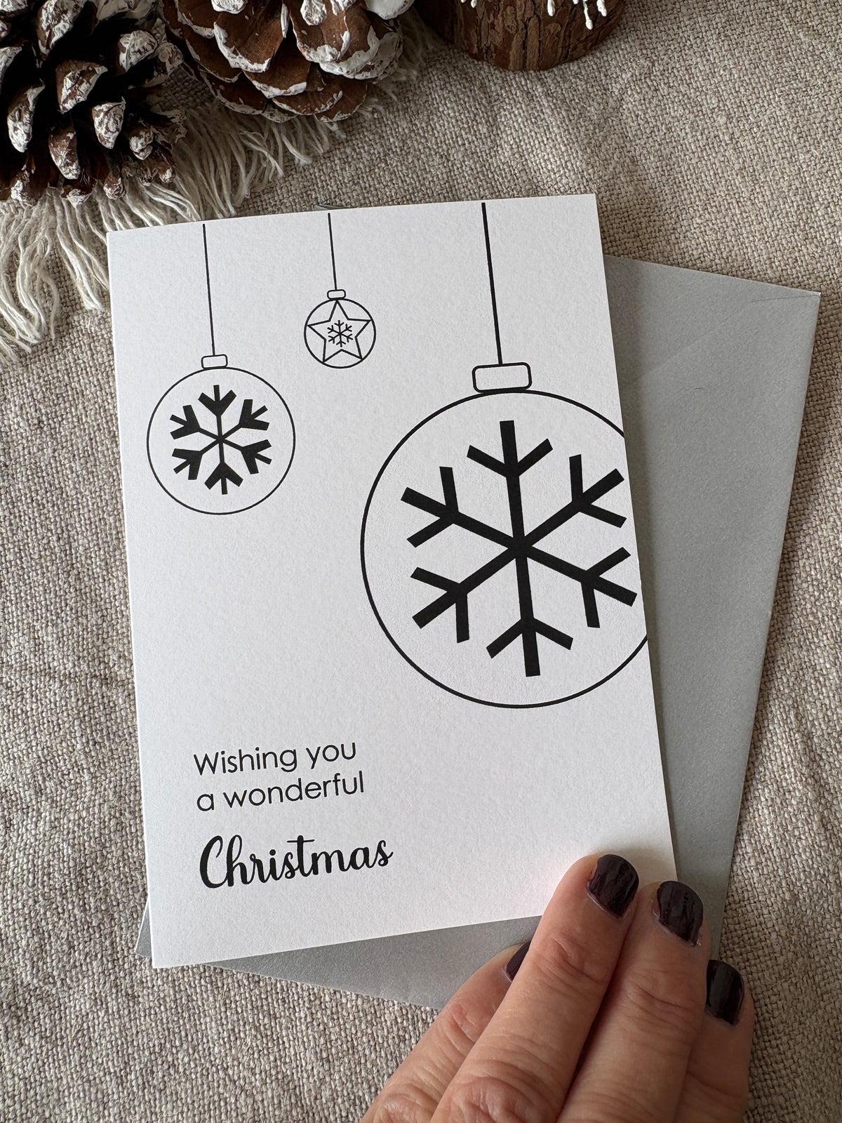 Wishing you a wonderful Christmas, Card