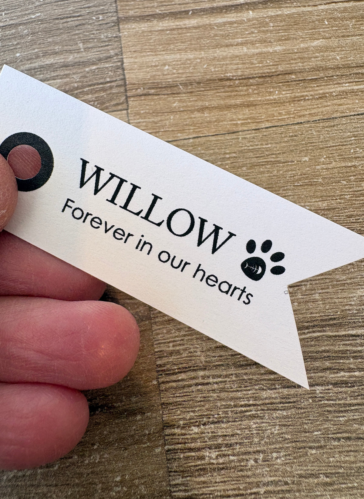Dog & Cat with any name - Forever in our hearts. Christmas Tree Decoration