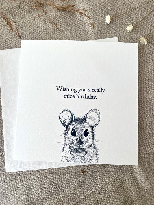 Cute Mouse / Mice Birthday, Card