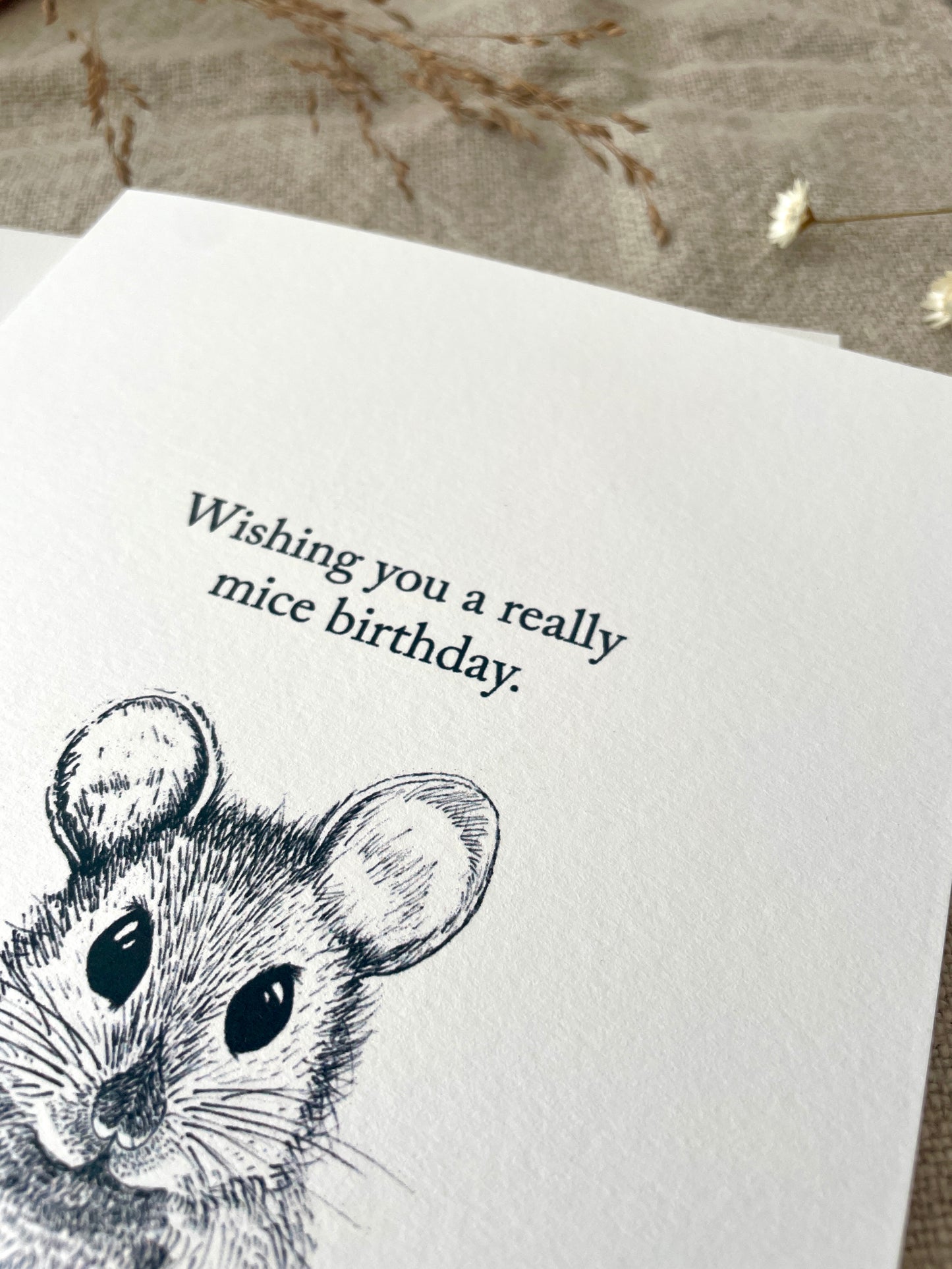 Cute Mouse / Mice Birthday, Card