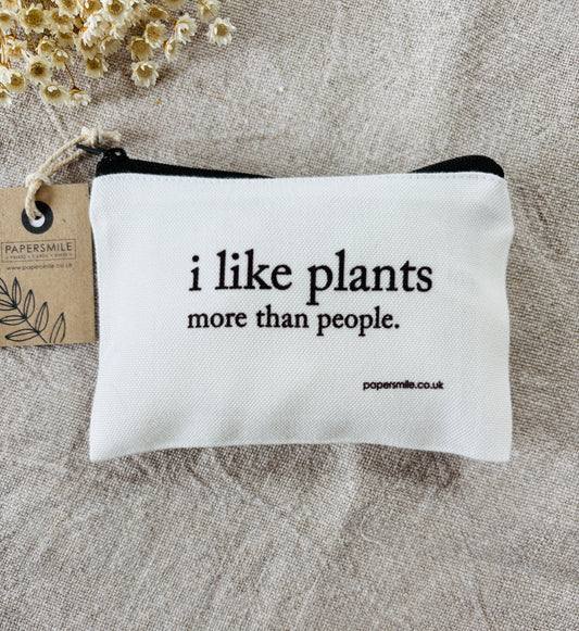 I like plants, Small Pouch / Coin Purse