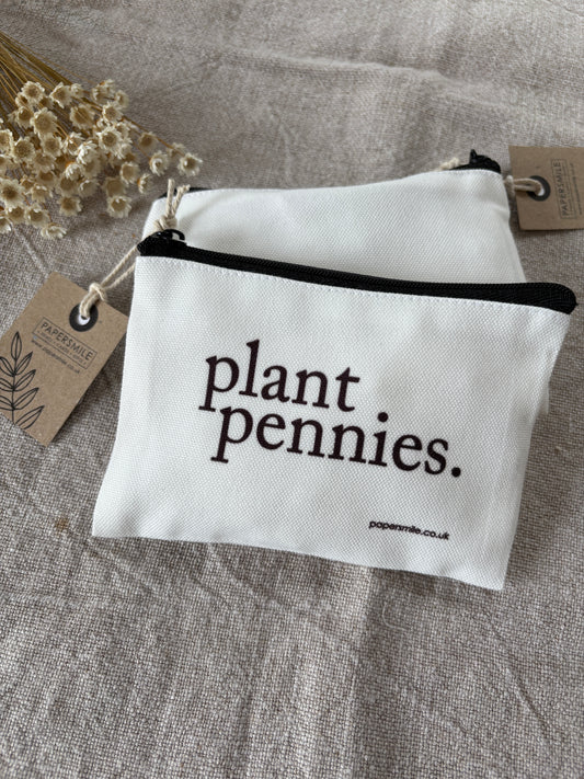 Plant Pennies, Small Pouch / Coin Purse
