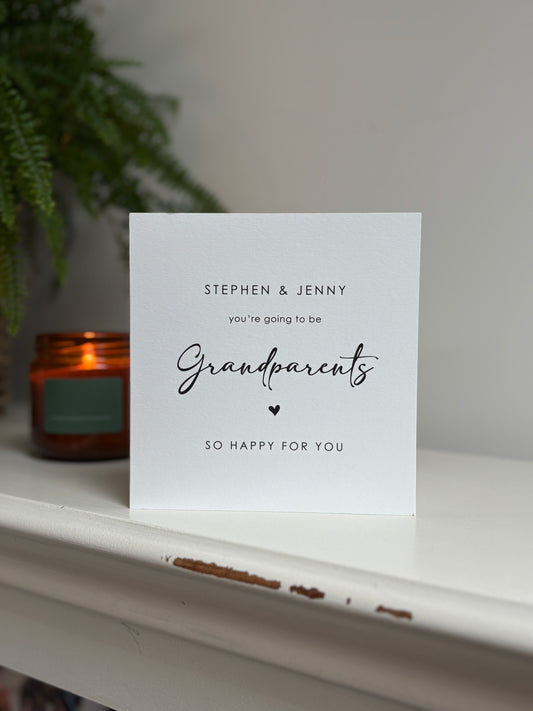 New Mummy / Daddy / Grandma / Grandad / Grandparents, Card