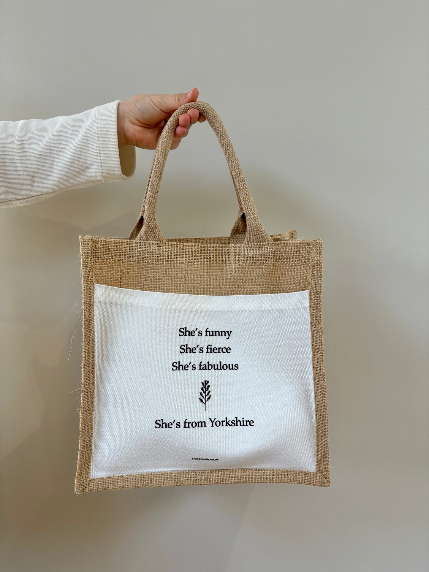 Yorkshire, Jute Shopping Bag