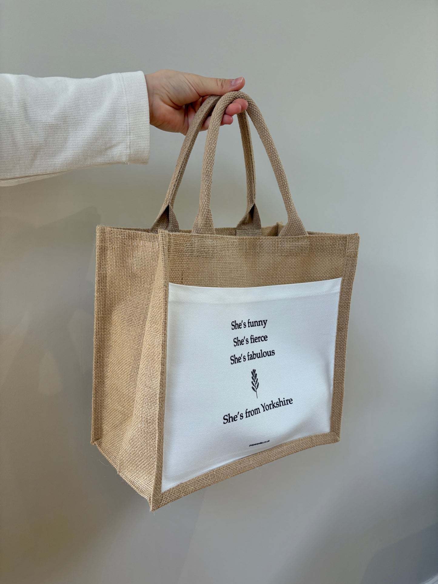 Yorkshire, Jute Shopping Bag