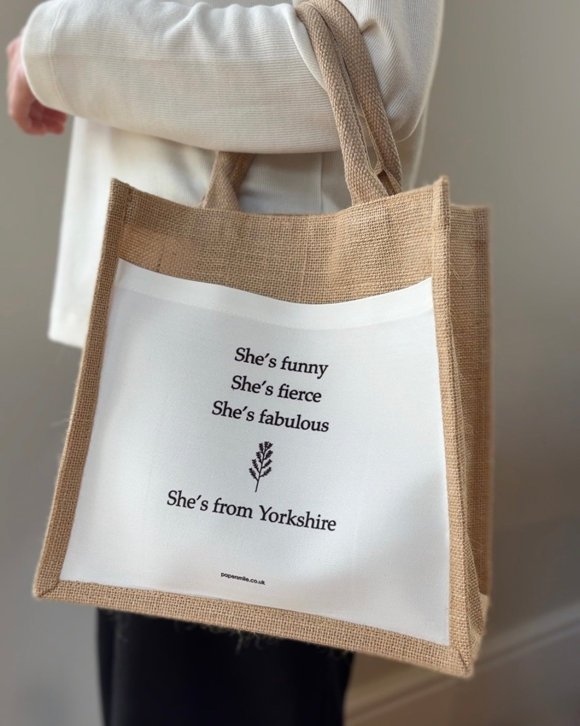 Yorkshire, Jute Shopping Bag