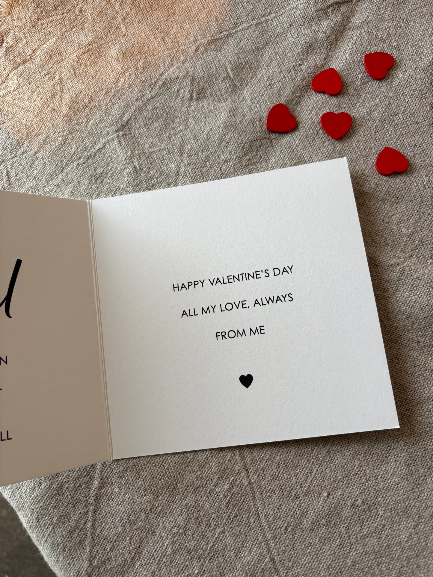 Photo Valentine Concertina Folding Card