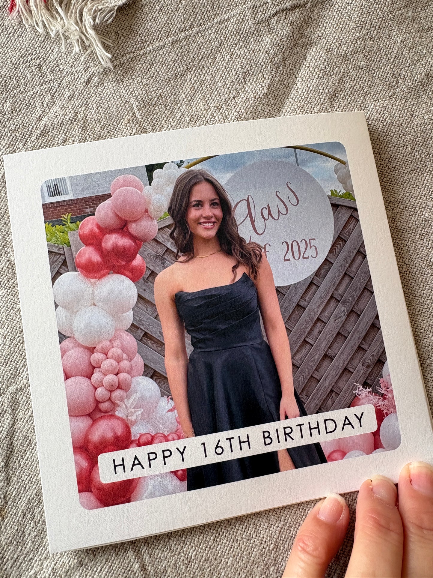 Photo Birthday Concertina Folding Card