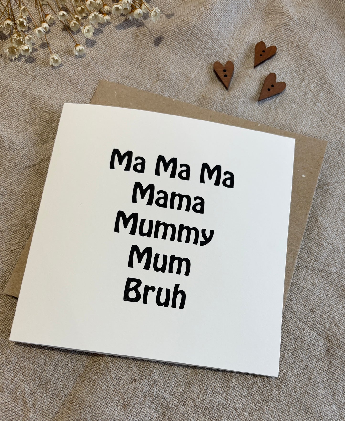 Mum, Bruh Card