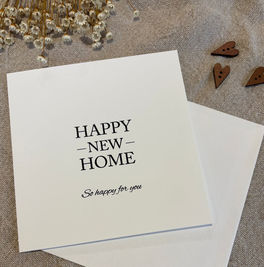 Contemporary New Home, Card