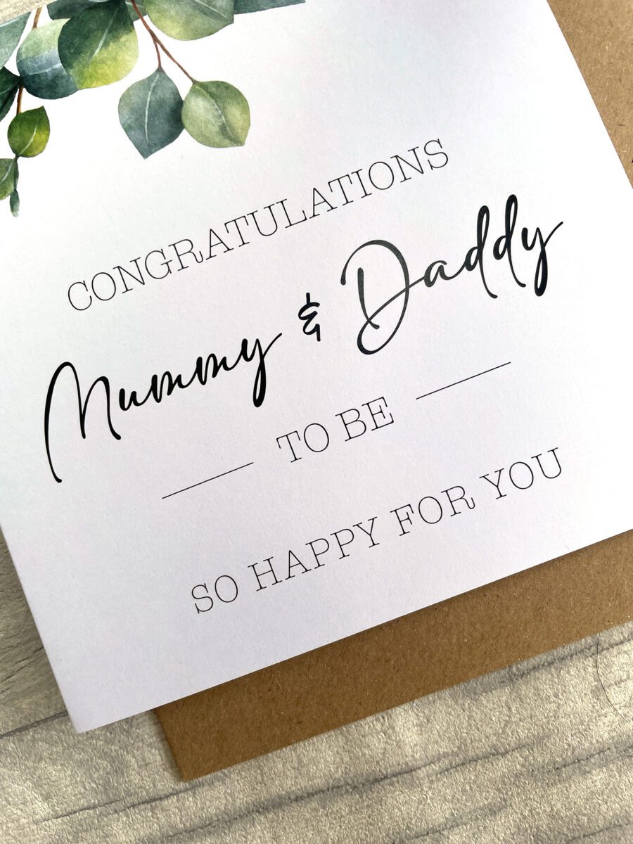 Mummy & Daddy To Be, Card image 1