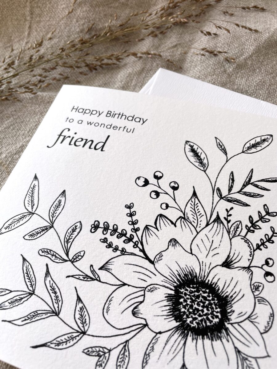 Wonderful Friend, Birthday Card image 1
