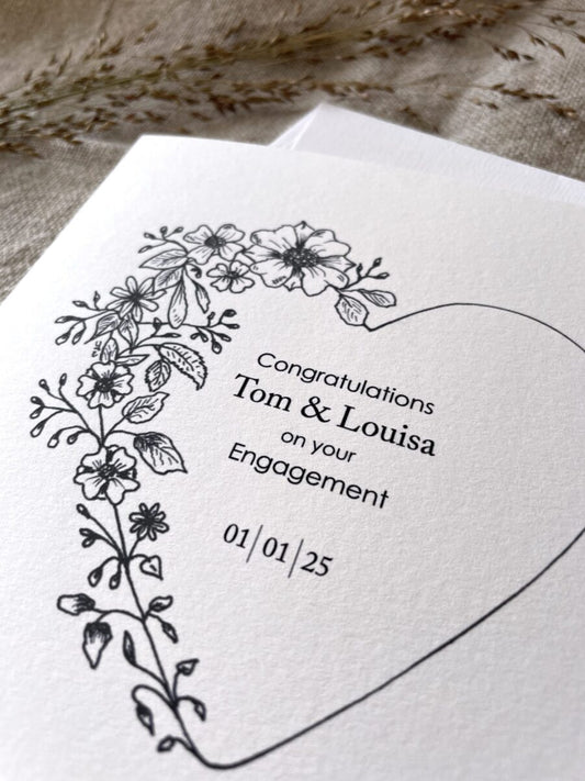 Personalised Card For Engagement or Wedding image 0