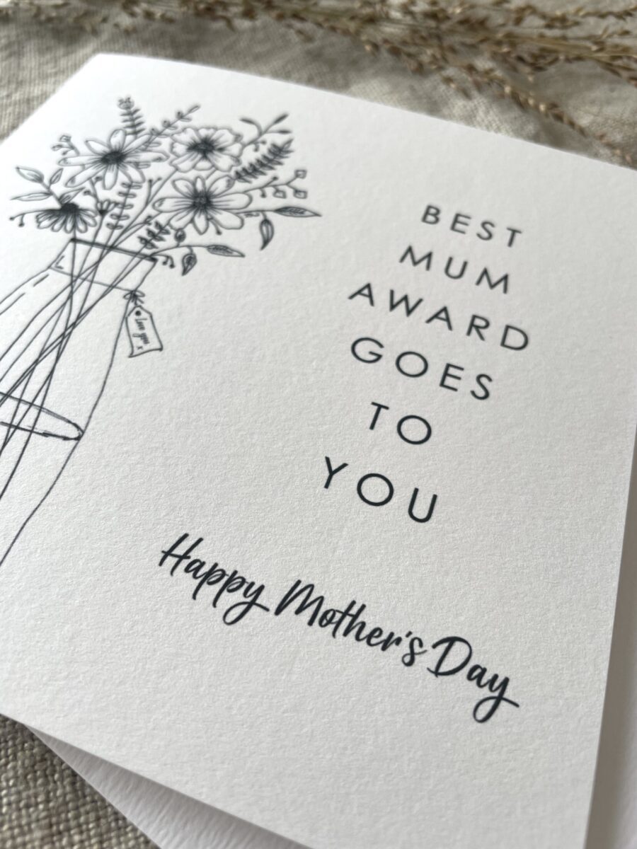 Best Mum Award, Mother's Day Card image 4