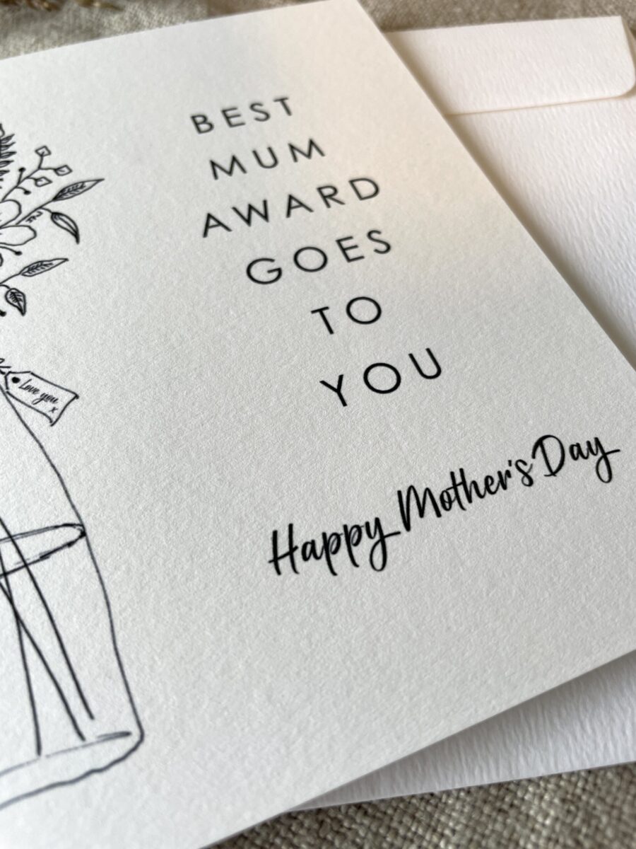 Best Mum Award, Mother's Day Card image 7