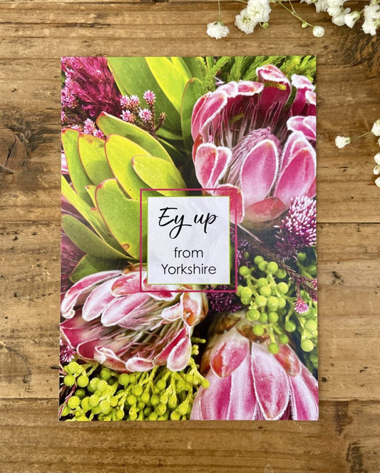 Exotic Protea Yorkshire Postcard image 0