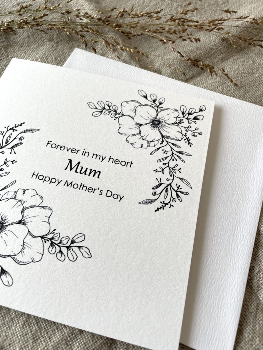 Forever in my heart Mum, Mother's Day Card image 2