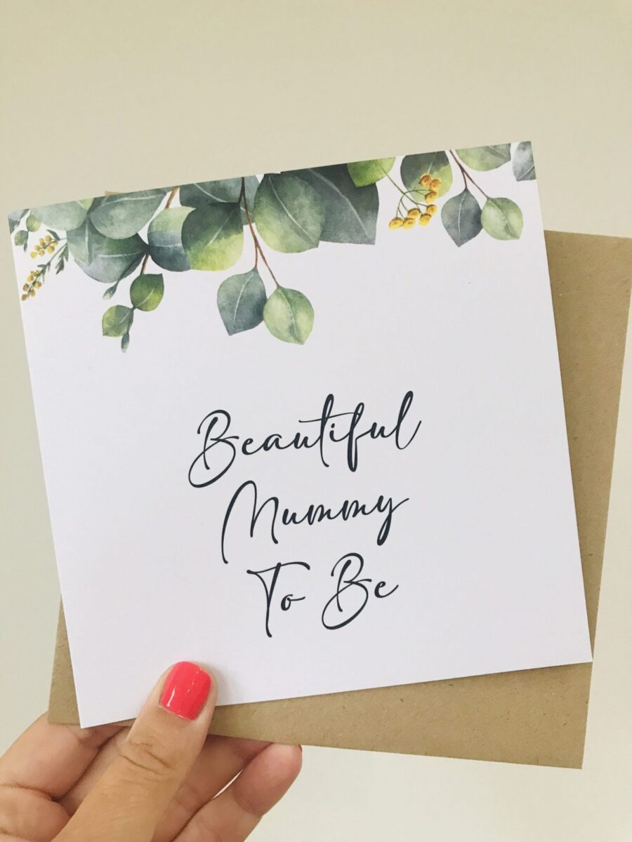 Beautiful Mummy To Be, Card image 1