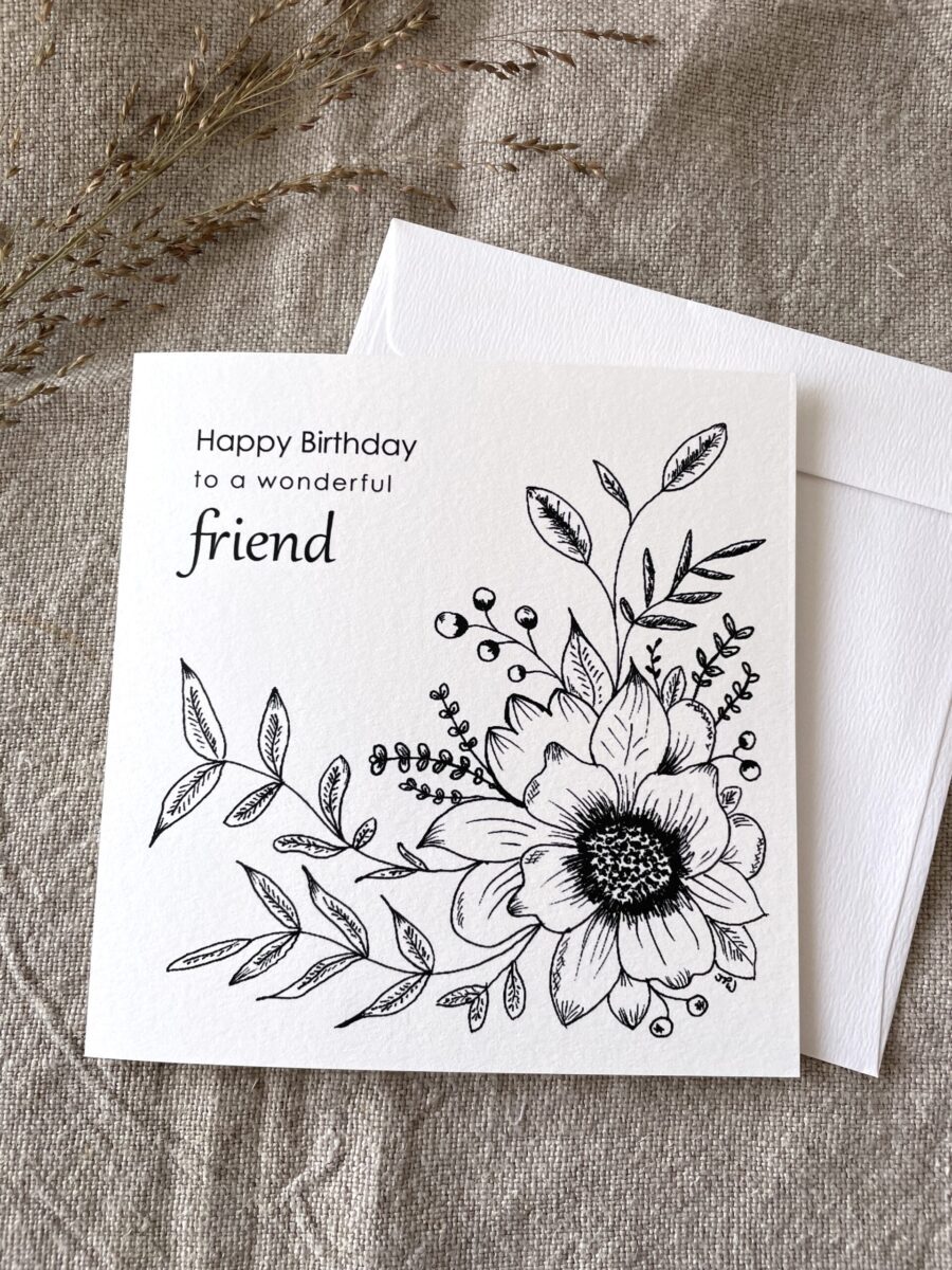 Wonderful Friend, Birthday Card image 0