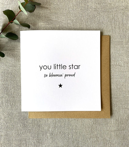 Little Star, Proud Card image 0