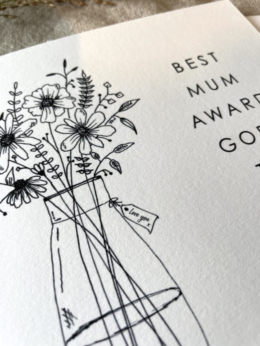 Best Mum Award, Mother's Day Card image 2